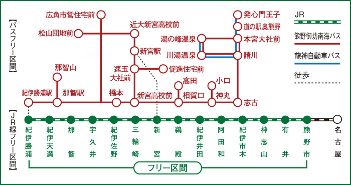 南紀・熊野古道フリーきっぷ｜お得なきっぷ詳細情報｜ＪＲ東海